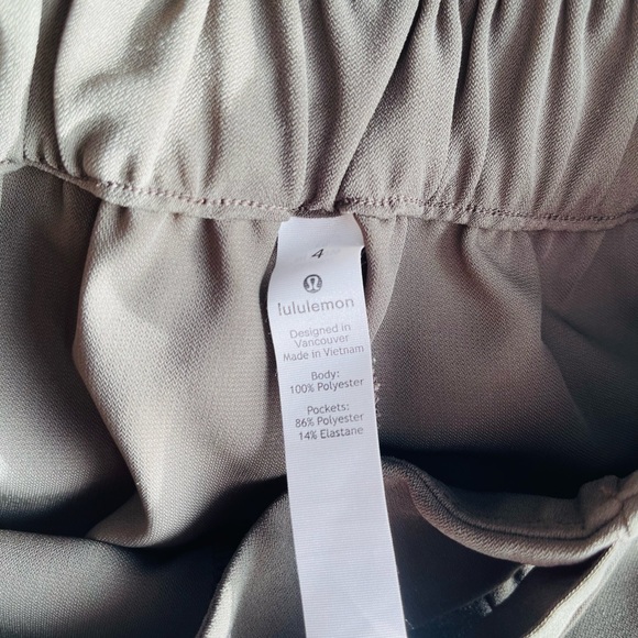 Lululemon Noir Pant in dark olive wide leg pants - Picture 7 of 8